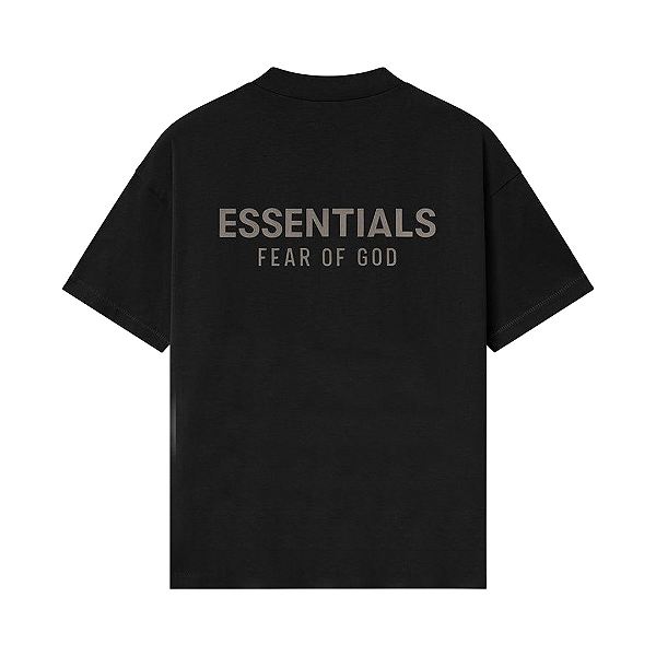 FEAR OF GOD - Camiseta Essentials Classic "Jet Black" -NOVO-