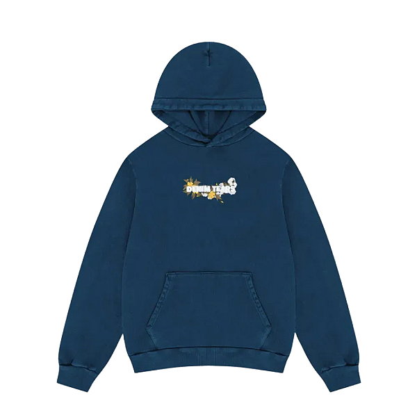 *** DENIM TEARS - Moletom Embroidered Floral "Azul" -NOVO-