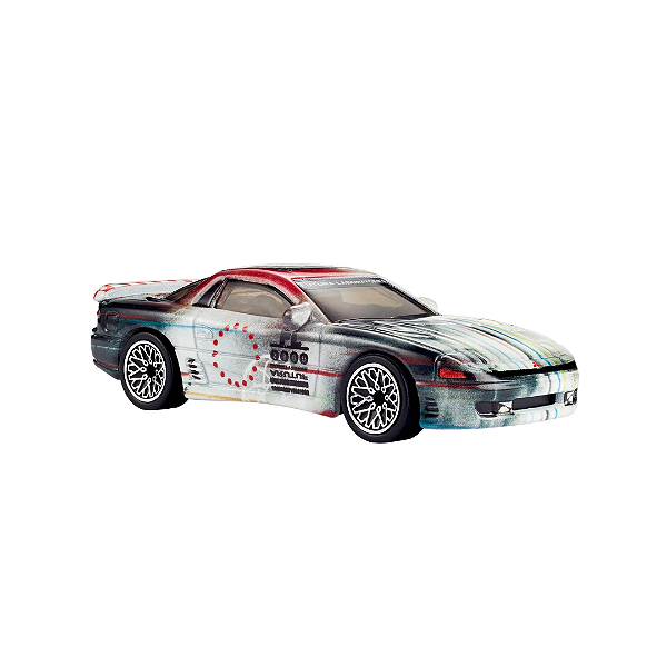 HOT WHEELS x FUTURA LABORATORIES -Miniatura Mitsubishi 3000 GT VR.4 "Multi" -NOVO-