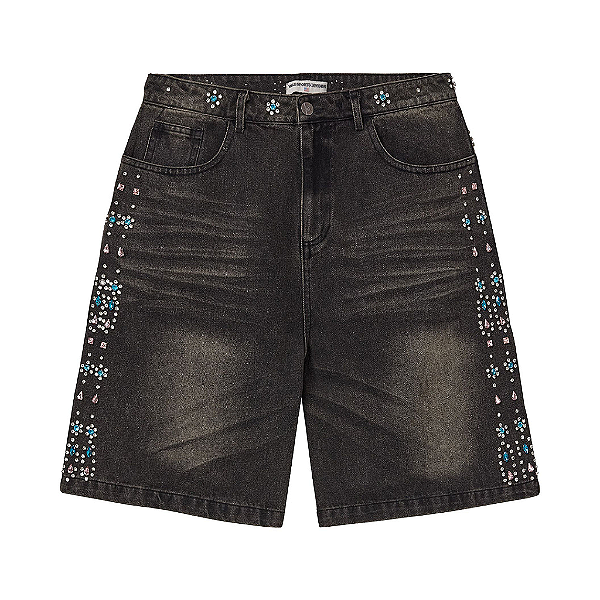VALE LIVES FOREVER - Bermuda Candy Jorts "Preto" -NOVO-