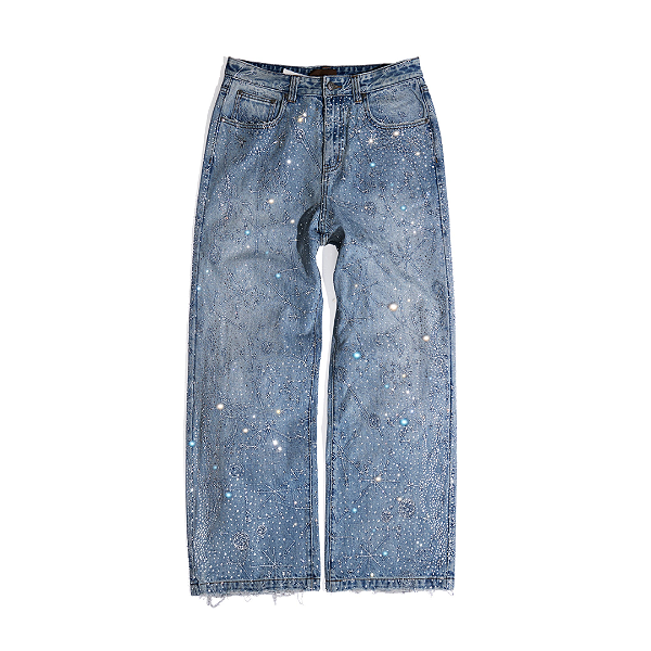 BIRTH OF ROYAL CHILD - Calça 20K Zodiac Diamond "Denim" -NOVO-