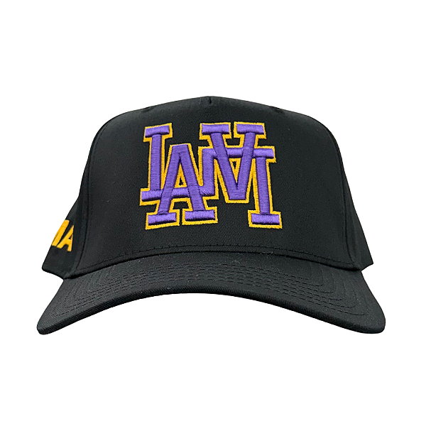 OMA DESIGN STUDIOS - Boné LA LA Curved Brim "Lakers" -NOVO-