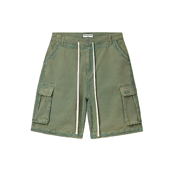 VALE LIVES FOREVER - Bermuda VA-1 Cargo Jorts "Olive" -NOVO-