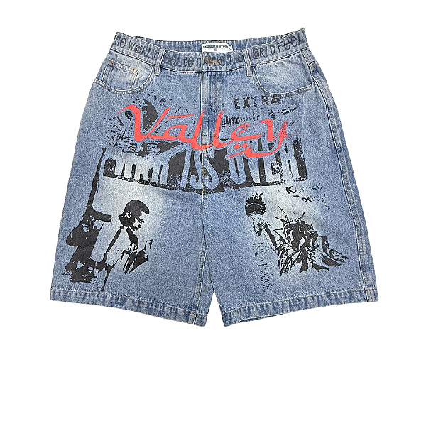 VALE LIVES FOREVER - Bermuda Make The Wolrd Feel Better (Sample) "Denim" -NOVO-