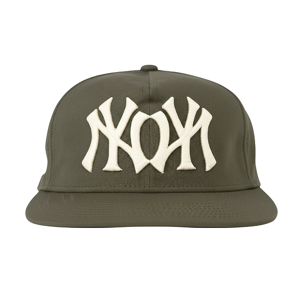 OMA DESIGN STUDIOS - Boné NY NY "Olive/Creme" -NOVO-