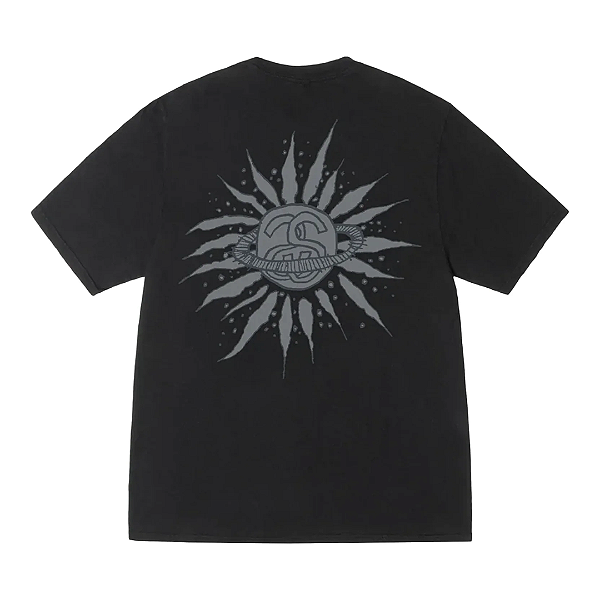 STUSSY - Camiseta Look Beyond Pigment Dyed "Preto" -NOVO-