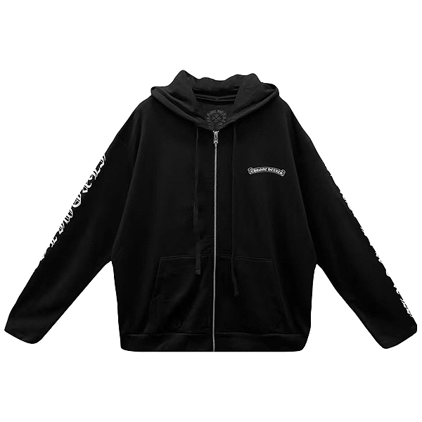 CHROME HEARTS - Moletom Scroll Logo "Preto" -NOVO-