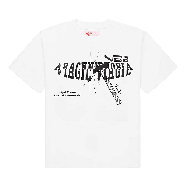SP5DER x VIRGIL ABLOH - Camiseta Pyrex "Branco" -NOVO-