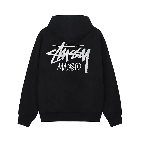 STUSSY - Moletom Stock Madrid "Preto" -NOVO-