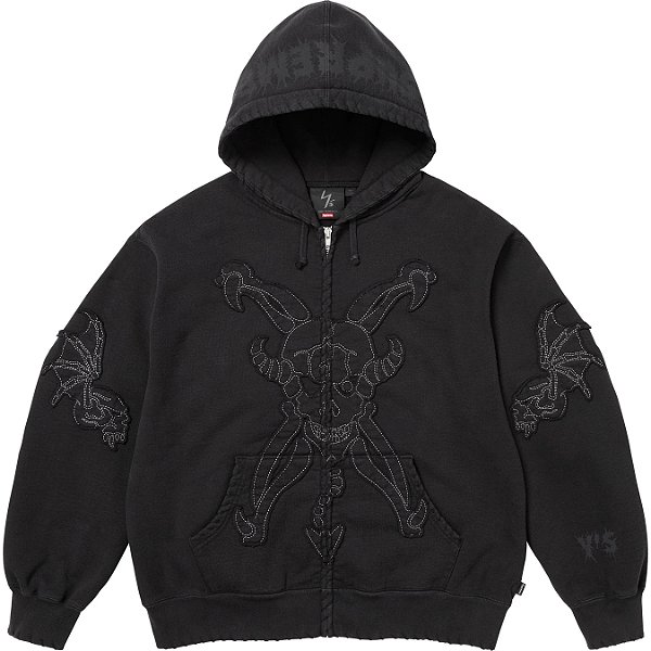 SUPREME x YOHJI YAMAMOTO - Moletom Zip Up "Preto" -NOVO-