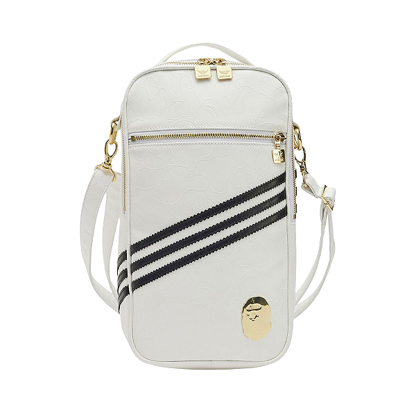 BAPE x ADIDAS - Bolsa Original Sling "Branco" -NOVO-