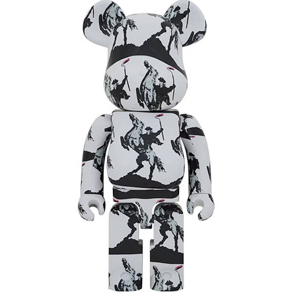 MEDICOM TOY - Boneco Bearbrick Highwayman 1000% -NOVO-