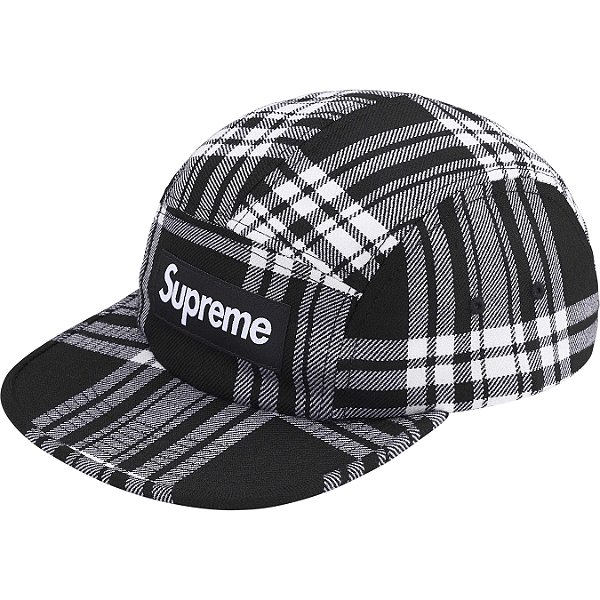 SUPREME - Boné Lochcarron Camp FW25 "Preto" -NOVO-