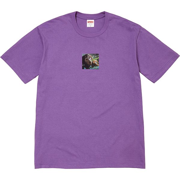 SUPREME x THE EXORCIST - Camiseta Puke "Roxo" -NOVO-