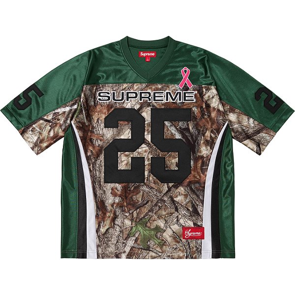 SUPREME - Camisa Jersey Breast Cancer Awareness Football "Verde" -NOVO-