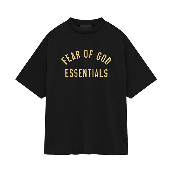 FEAR OF GOD - Camiseta Essentials Jersey Crewneck "Black" -NOVO-