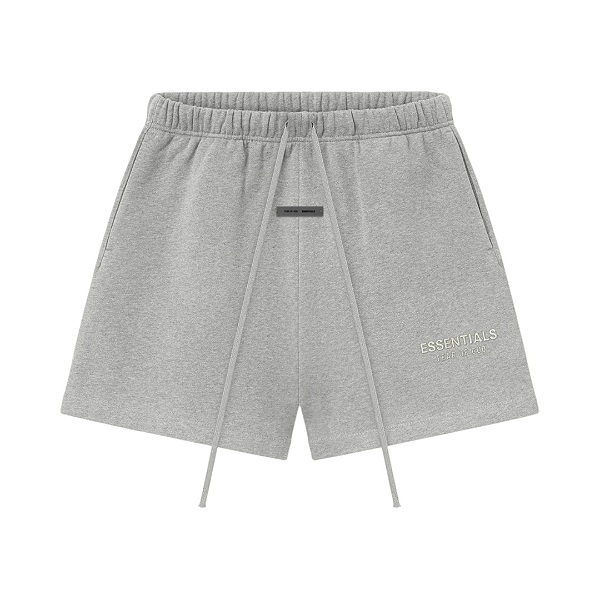 FEAR OF GOD - Bermuda Essentials Classic Fleece "Concrete Heather" -NOVO-