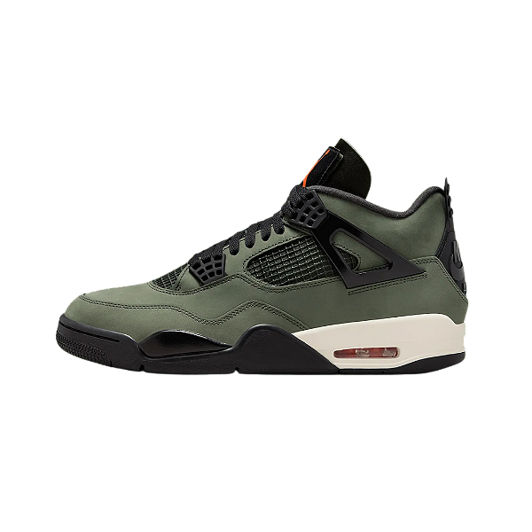 NIKE x UNDEFEATED - Air Jordan 4 Retro "Deep Green And Clementine" (42,5 BR / 10,5 US) -NOVO-