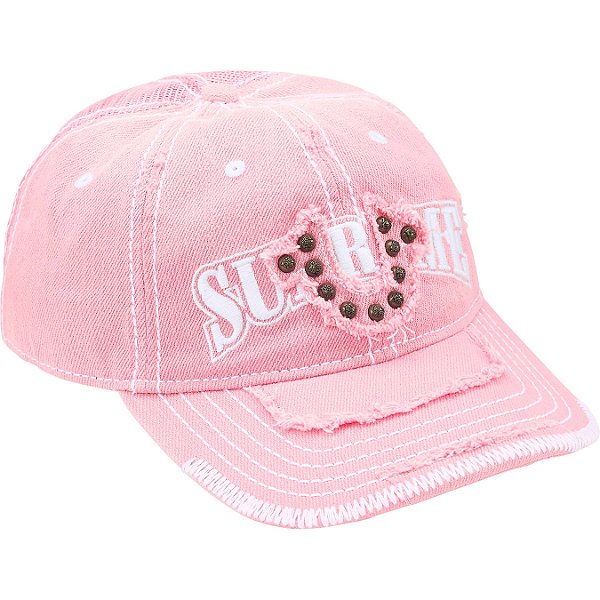 SUPREME x TRUE RELIGION - Boné 6-Panel Mesh Back "Rosa" -NOVO-