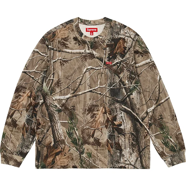 SUPREME - Camiseta Manga Longa Small Box "Realtree AP Camo" -NOVO-