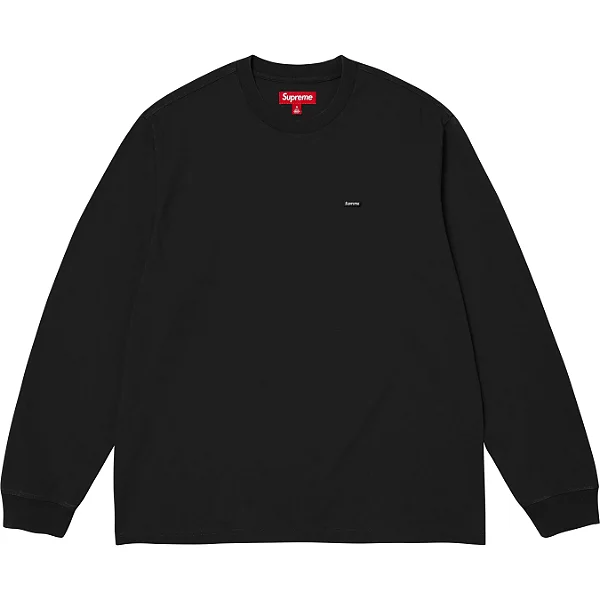 SUPREME - Camiseta Manga Longa Small Box "Preto" -NOVO-