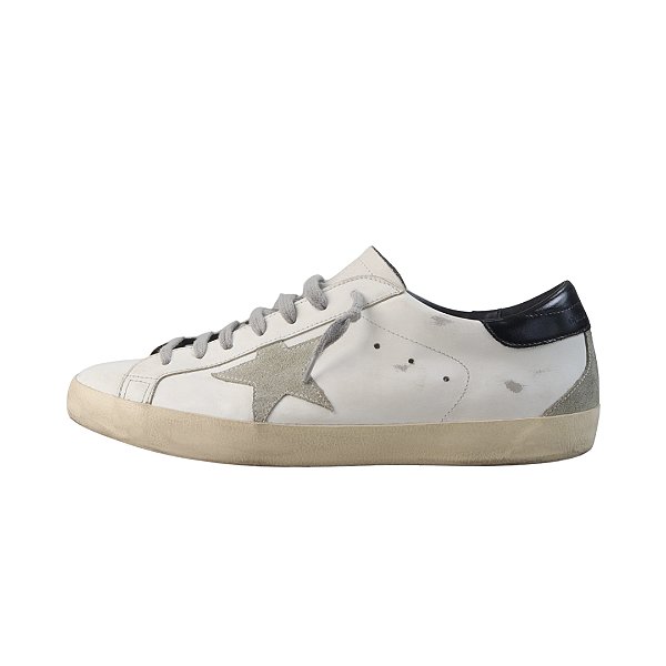 GOLDEN GOOSE - Super-Star "White Black" -USADO-