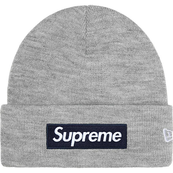 SUPREME x NEW ERA - Touca Box Logo FW25 "Cinza" -NOVO-