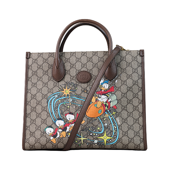 GUCCI x DISNEY - Bolsa Tote Donald Duck "Denim" -USADO-