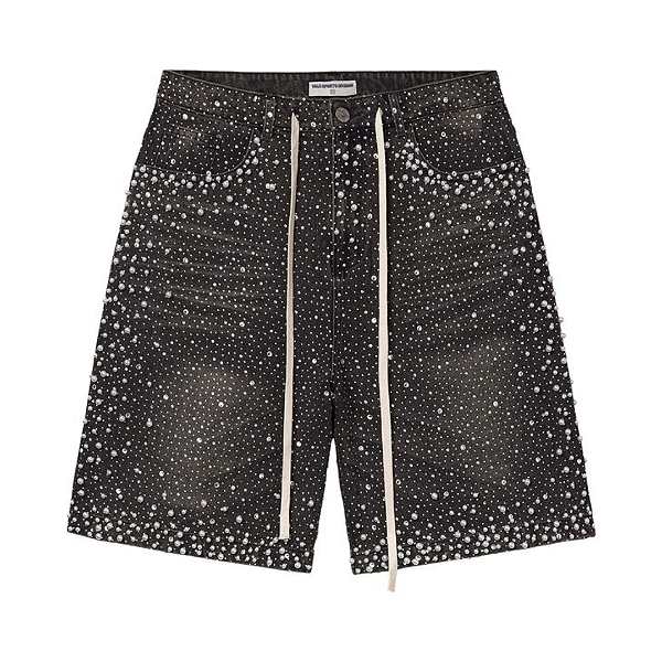 VALE LIVES FOREVER - Bermuda Rainstorm Jorts "Preto" -NOVO-