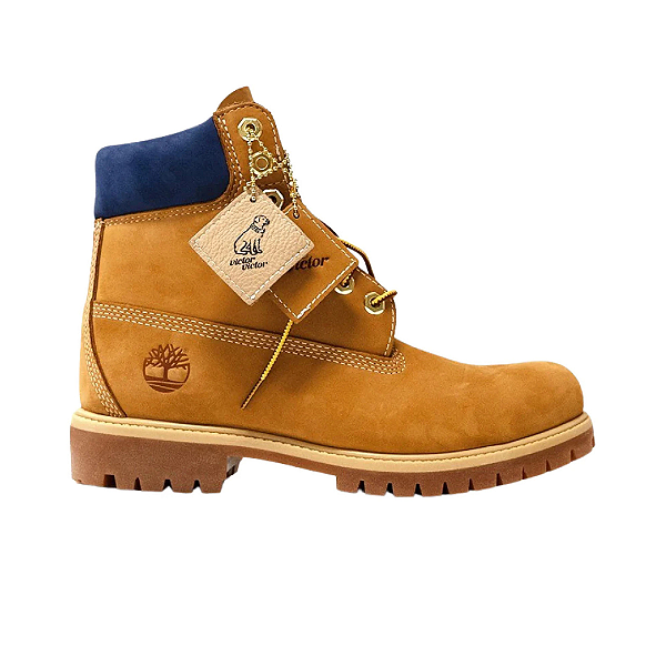 TIMBERLAND x VICTOR VICTOR - Premium 6" Inch Boot Waterproof "Wheat/Navy" -NOVO-