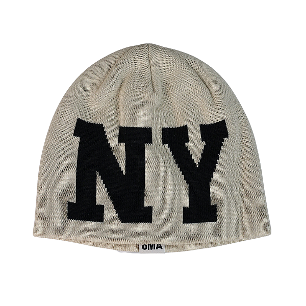 OMA DESIGN STUDIOS - Touca NY Skull "Bege" -NOVO-