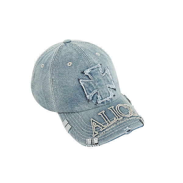ALICE HOLLYWOOD x KSUBI - Boné Atelier Logo "Washed Denim" -NOVO-