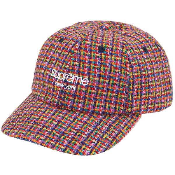 SUPREME - Boné Harris Tweed 6-Panel "Vermelho" -NOVO-