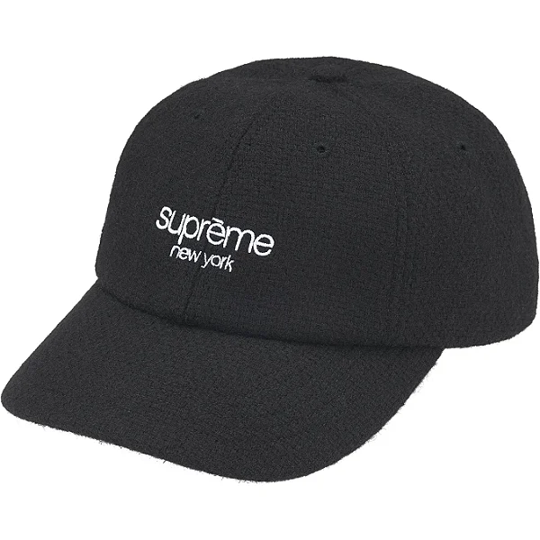 SUPREME - Boné Harris Tweed 6-Panel "Preto" -NOVO-