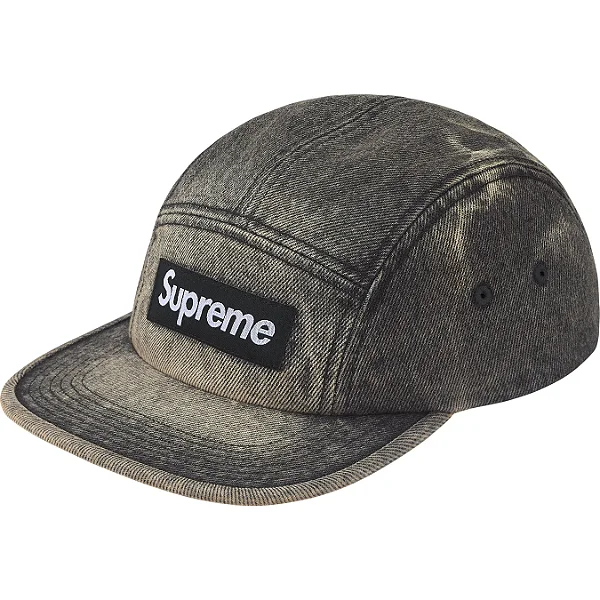 SUPREME - Boné Denim Camp FW25 "Preto" -NOVO-