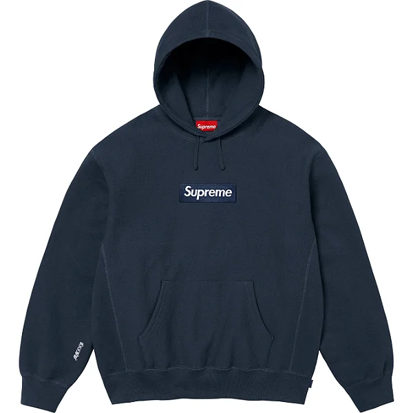 SUPREME - Moletom Box Logo FW25 "Azul Marinho" -NOVO-