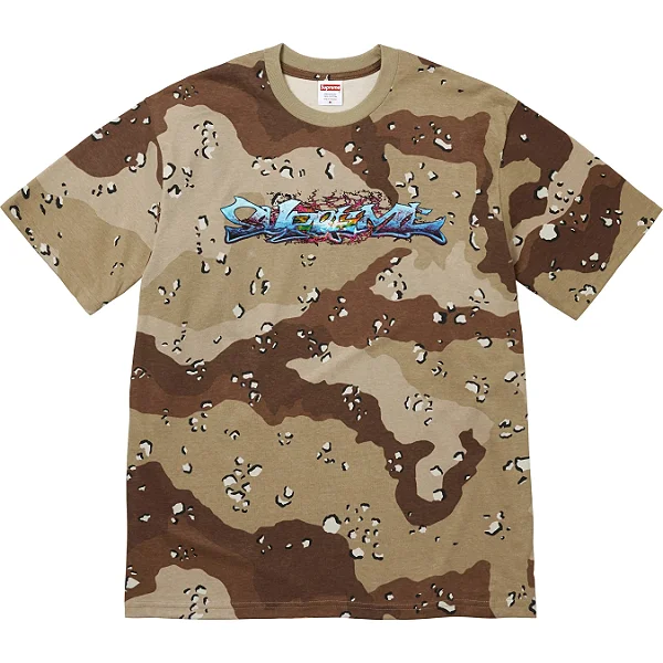 SUPREME - Camiseta Tag "Camo" -NOVO-