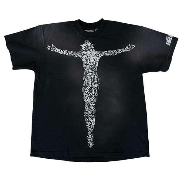 HELLSTAR - Camiseta Jesus QR Code "Preto" -NOVO-