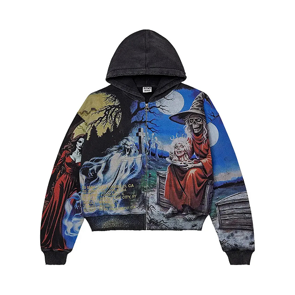 VALE LIVES FOREVER - Moletom Ether Zip Up "Preto" -NOVO-