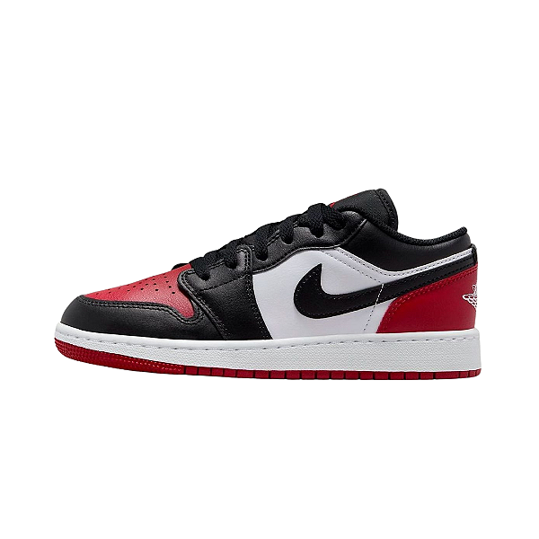 NIKE - Air Jordan 1 Low GS "Bred Toe 2.0" -NOVO-