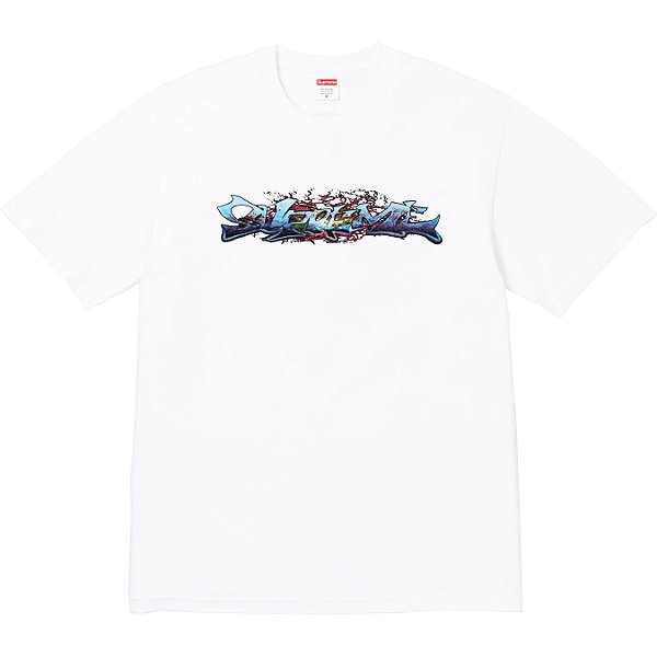 SUPREME - Camiseta Tag "Branco" -NOVO-