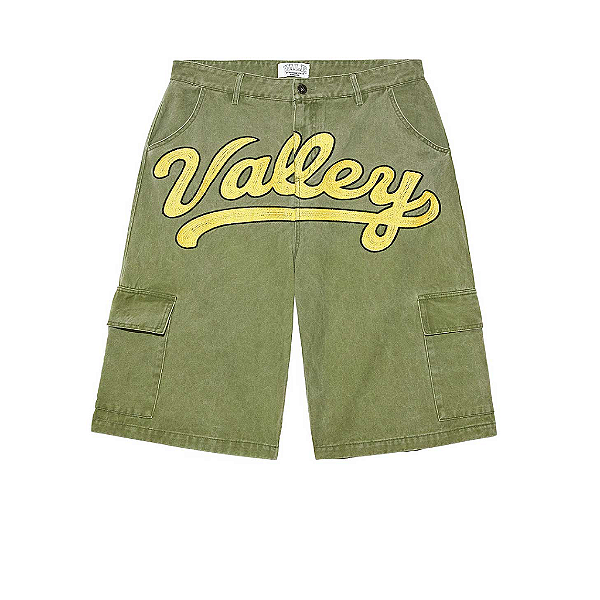 VALE LIVES FOREVER - Bermuda Militia Cargo Jorts "Olive" -NOVO-