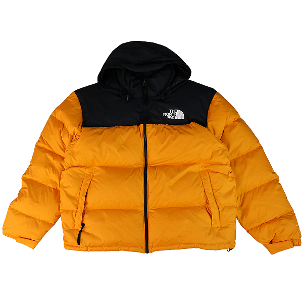 THE NORTH FACE - Jaqueta 1996 Retro Nupse "Amarelo/Preto" -USADO-