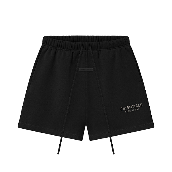 FEAR OF GOD - Bermuda Essentials Classic Fleece "Jet Black" -NOVO-