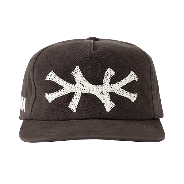 OMA DESIGN STUDIOS - Boné NY Chain Stitch "Preto Estonado" -NOVO-