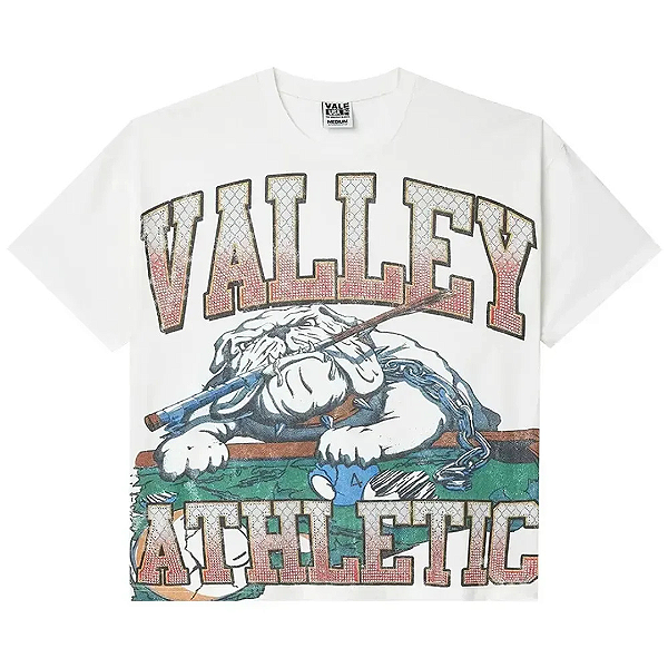 VALE LIVES FOREVER - Camiseta Polo Bling "Branco" -NOVO-