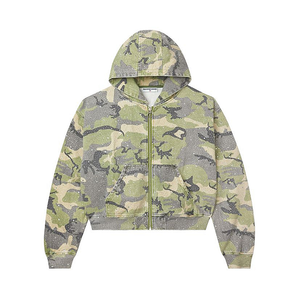 VALE LIVES FOREVER - Jaqueta Crystal Camo Work "Verde Camo" -NOVO-