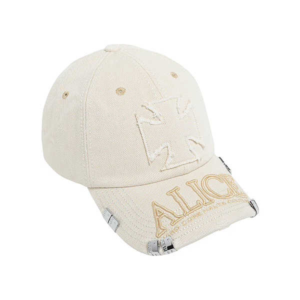 ALICE HOLLYWOOD x KSUBI - Boné Atelier Logo "Creme" -NOVO-