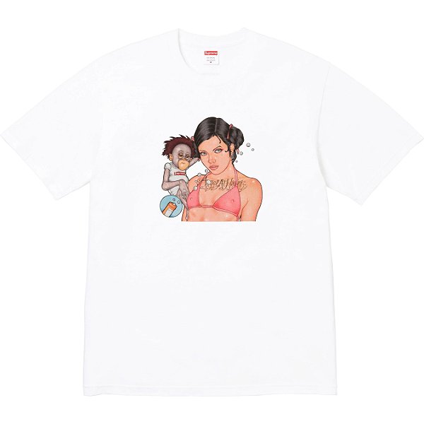 SUPREME - Camiseta Angel "Branco" -NOVO-