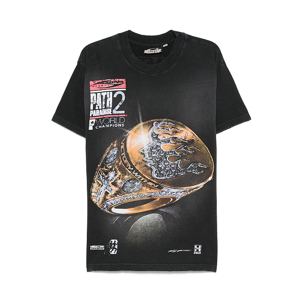 HELLSTAR - Camiseta Big Rings "Preto" -NOVO-